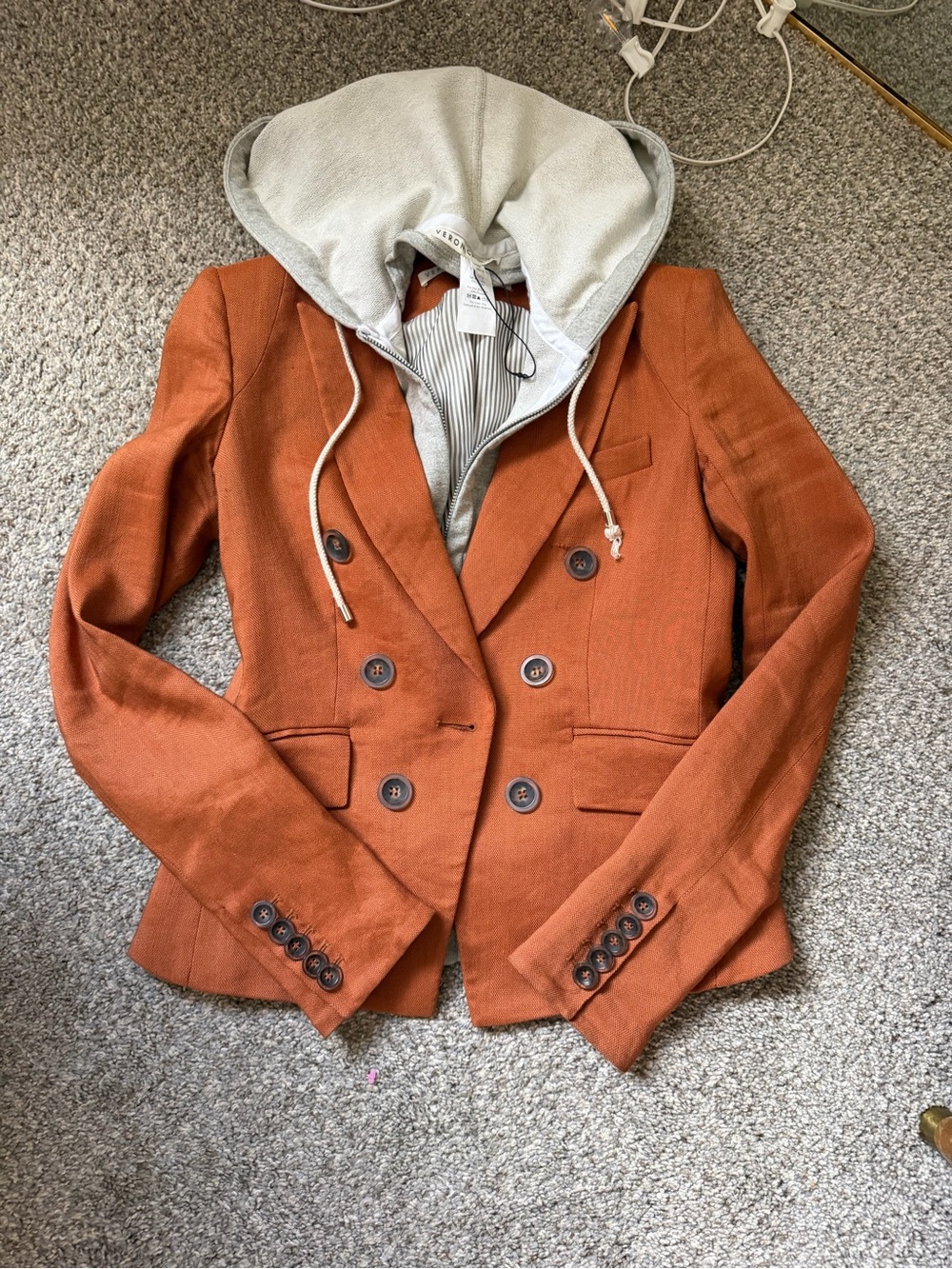 Linen Veronica Beard blazer w/Dickie